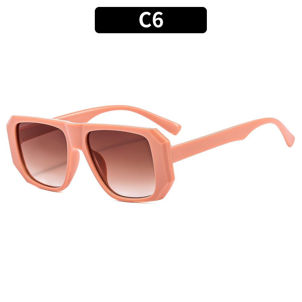 Wholesale Square Big Frame PC Sunglasses